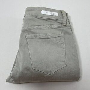 Articles Of Society Karen Skinny Coast Crop Jeans Pants Women Size 26 Moto Biker